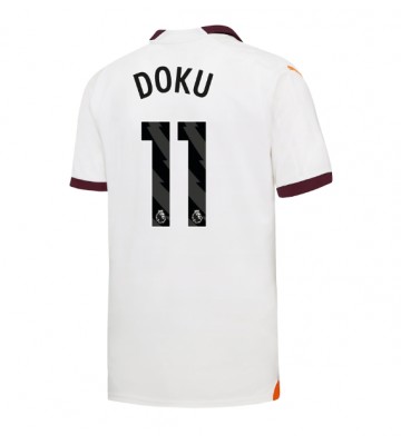 Manchester City Jeremy Doku #11 Bortatröja 2023-24 Kortärmad